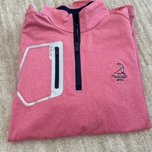 Pinehurst Pink Quarter-Zip Pullover